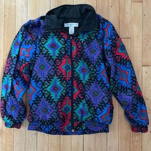 Vintage Amanda Smith Silky Bomber Jacket (Petite Small)